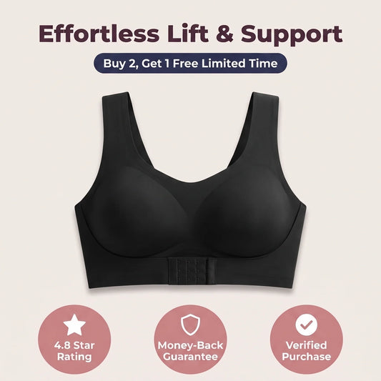 Wireless Posture Support Bra - Lift, Coverage & Back Support Without Painful Wires